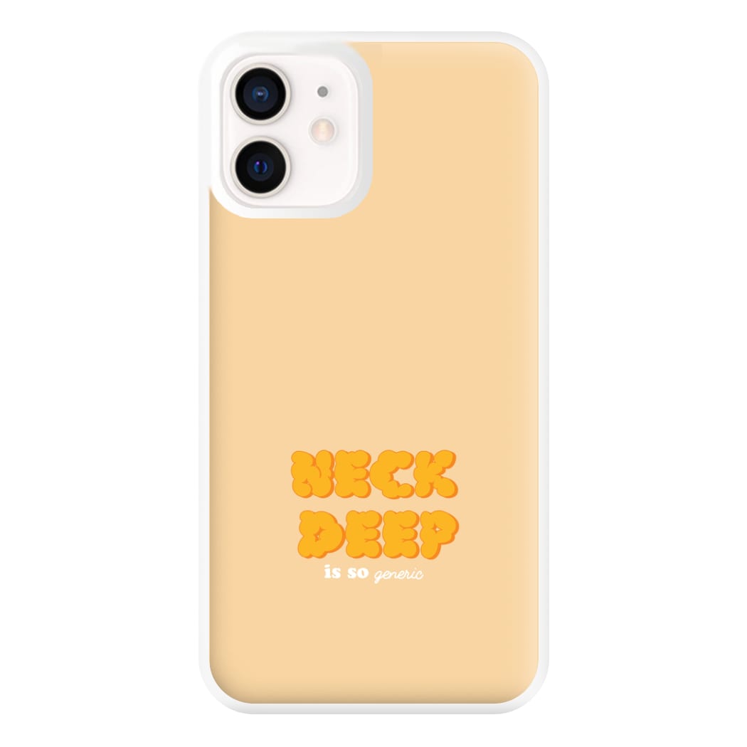 Neck Deep Is So Generic - Festival Phone Case for iPhone 13 Mini