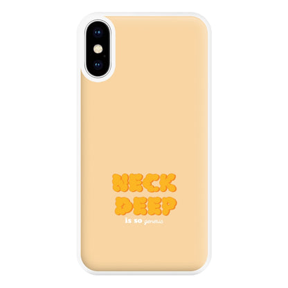 Neck Deep Is So Generic - Festival Phone Case for iPhone XS Max