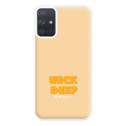 Neck Deep Is So Generic - Festival Phone Case for Galaxy A71