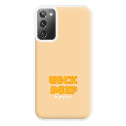 Neck Deep Is So Generic - Festival Phone Case for Galaxy Note 20 Ultra