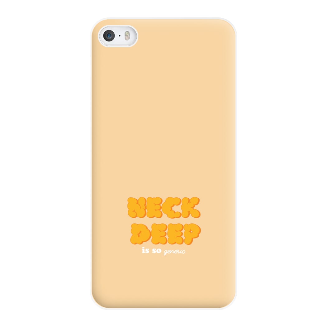 Neck Deep Is So Generic - Festival Phone Case for iPhone 5 / 5s / SE 2016