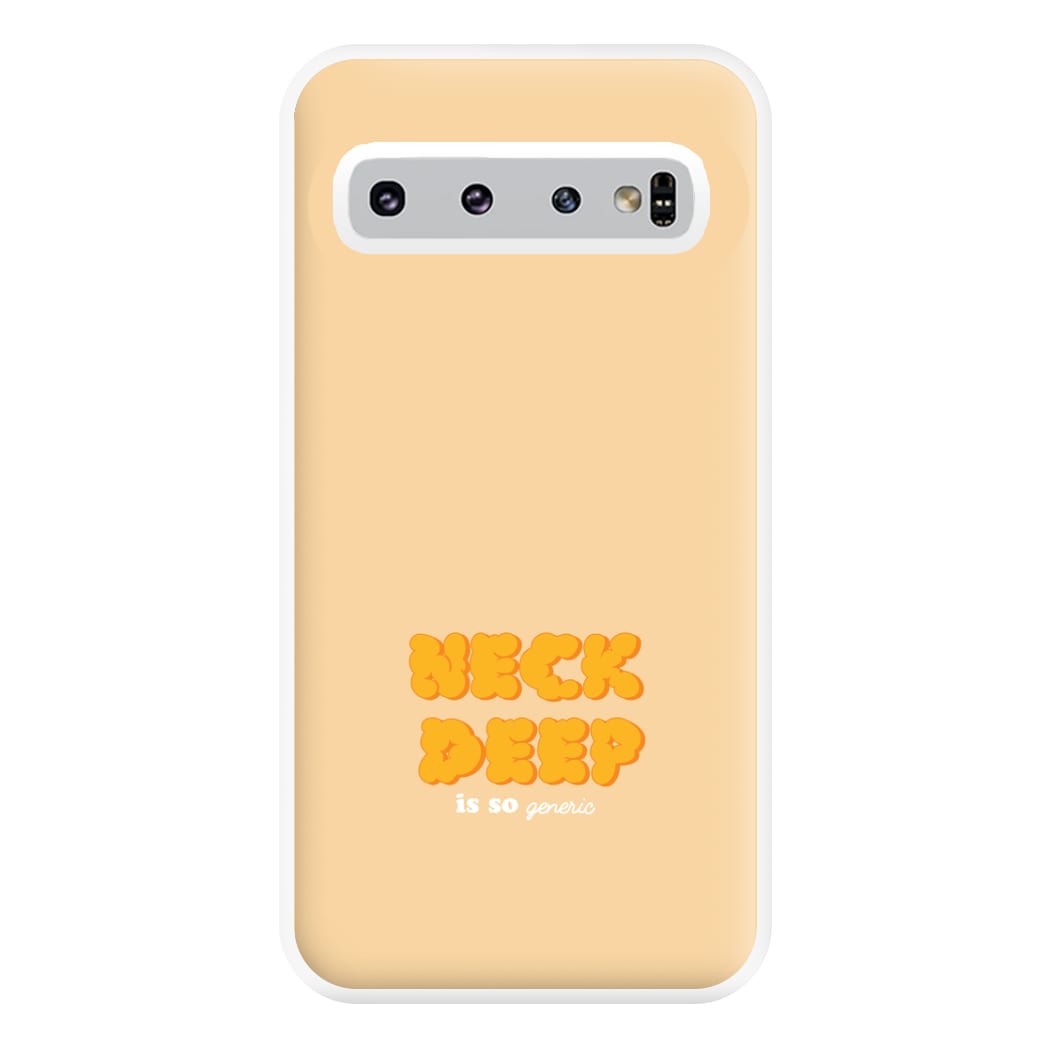 Neck Deep Is So Generic - Festival Phone Case for Galaxy S10 Plus