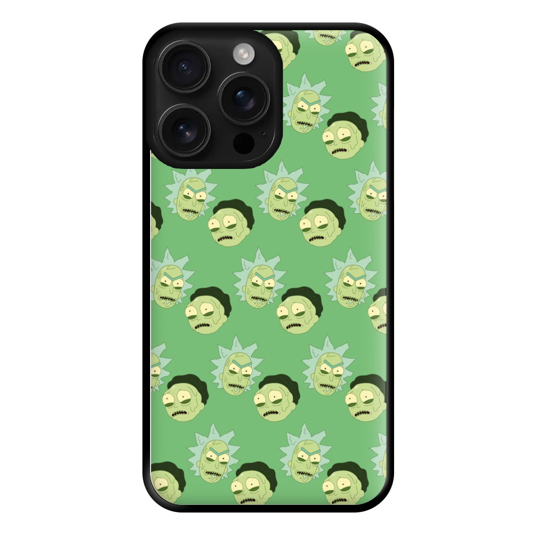 R&M Pattern Phone Case for iPhone 16 Pro Max