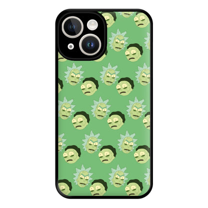 R&M Pattern Phone Case for iPhone 14