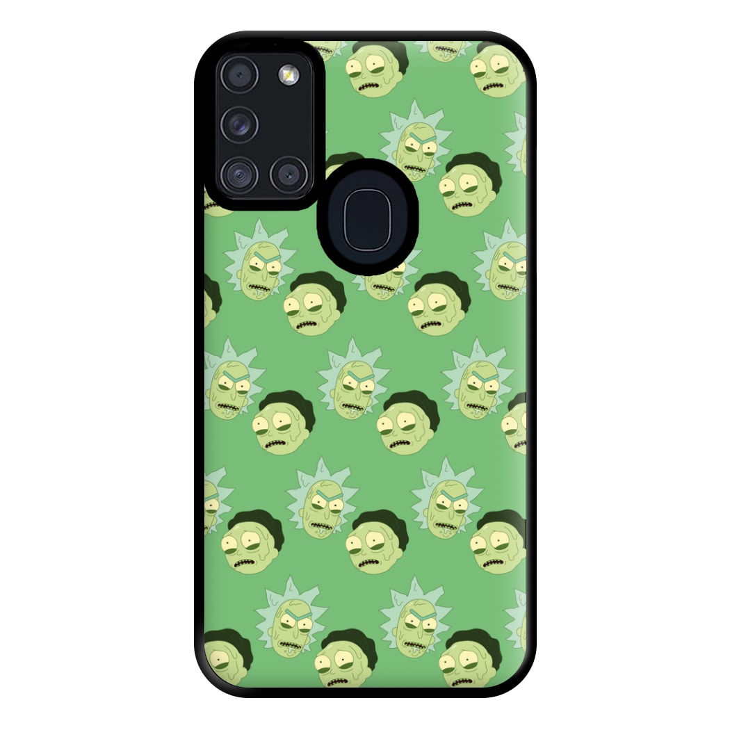 R&M Pattern Phone Case for Galaxy A21s