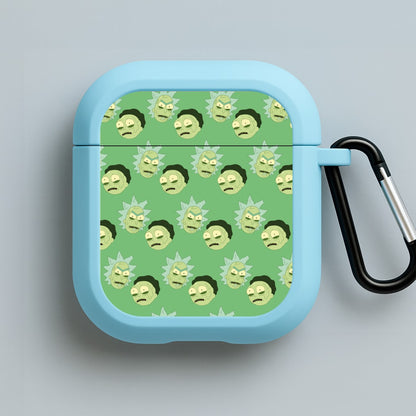R&M Pattern Blue AirPods Case