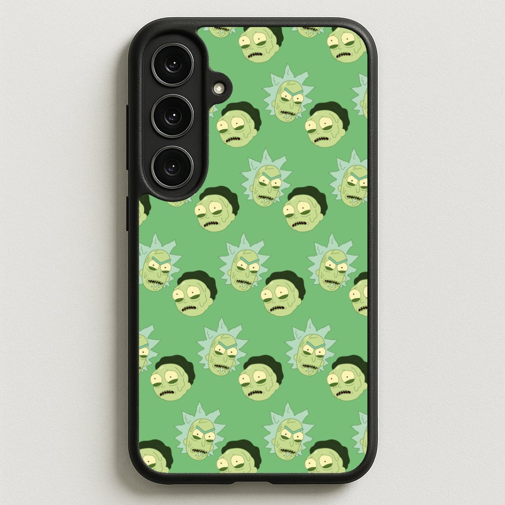 R&M Pattern Phone Case for Galaxy S25FE