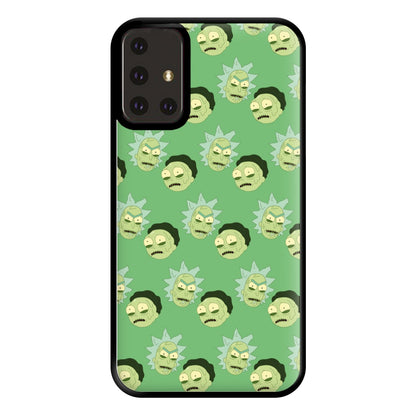 R&M Pattern Phone Case for Galaxy A71