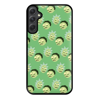 R&M Pattern Phone Case for Galaxy A54