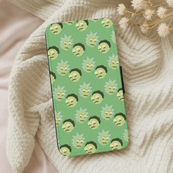 R&M Pattern Wallet Phone Case