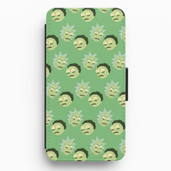 R&M Pattern Flip / Wallet Phone Case