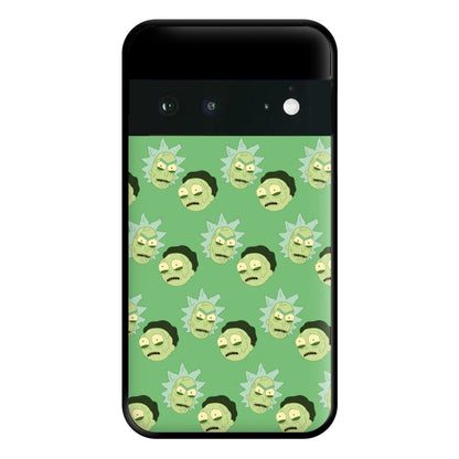 R&M Pattern Phone Case for Google Pixel 6a