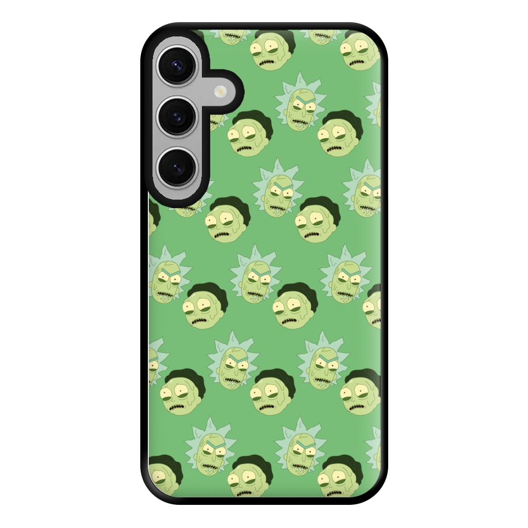 R&M Pattern Phone Case for Galaxy S24FE