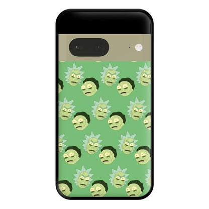 R&M Pattern Phone Case for Google Pixel 7a