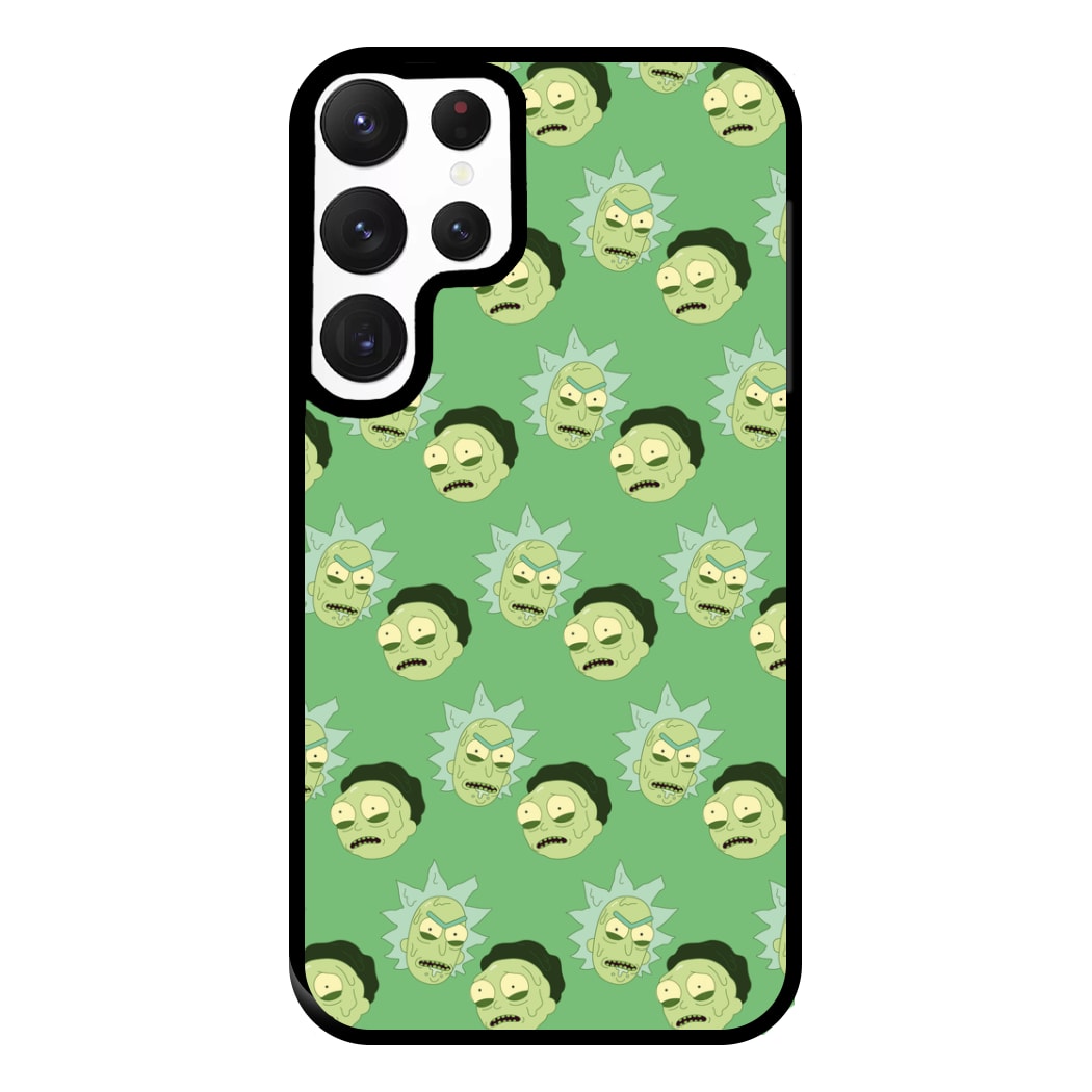 R&M Pattern Phone Case for Galaxy S22 Ultra