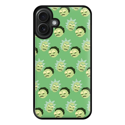 R&M Pattern Phone Case for iPhone 16 Plus