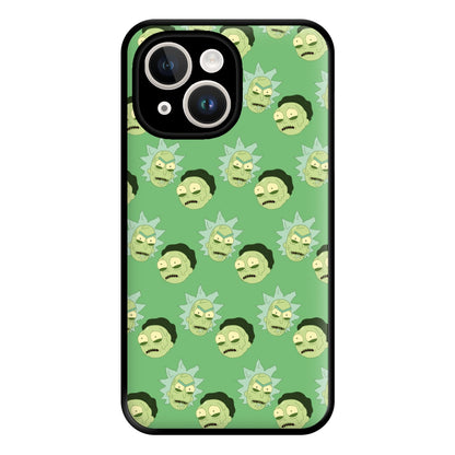 R&M Pattern Phone Case for iPhone 14 Plus