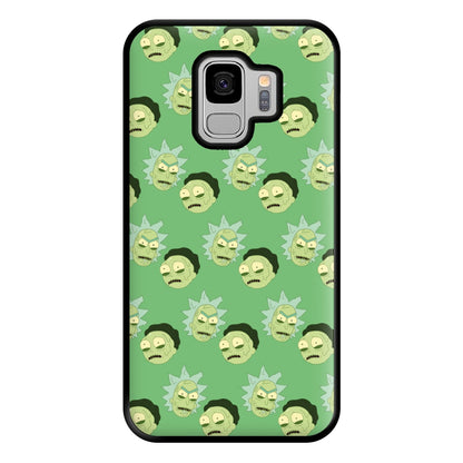 R&M Pattern Phone Case for Galaxy S9 Plus