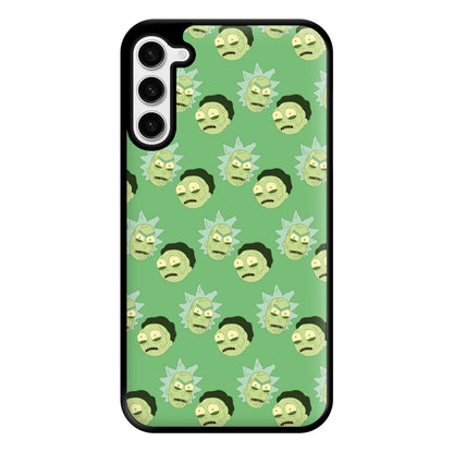 R&M Pattern Phone Case for Galaxy S23 Plus