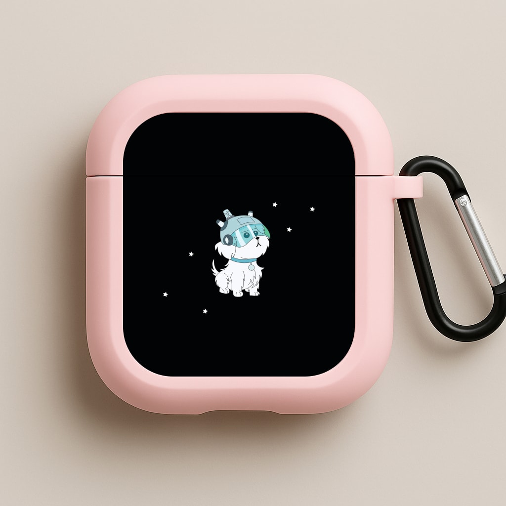 Space Dog - RAM Pink AirPods Case