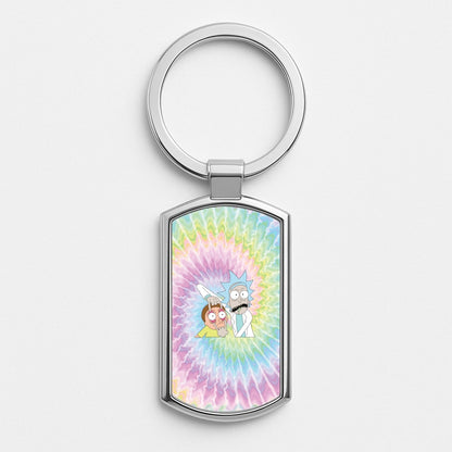 Psychedelic - RAM Silver Keyring