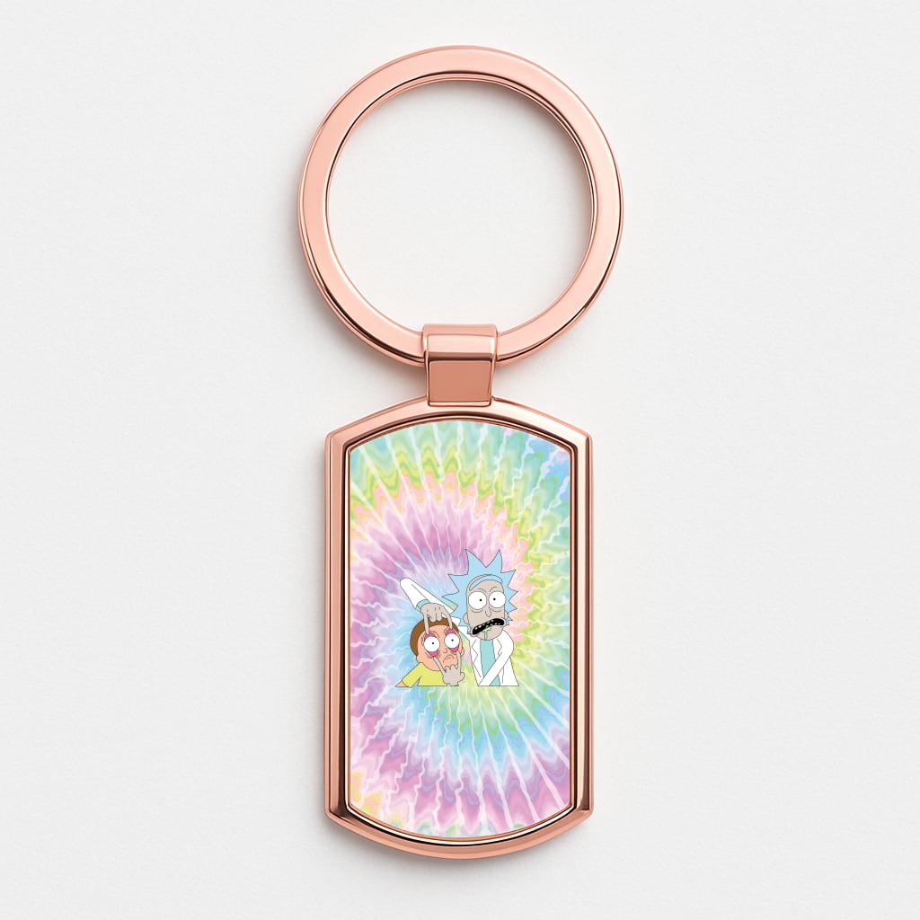 Psychedelic - RAM Rose Gold Keyring