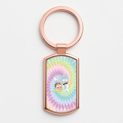 Psychedelic - RAM Rose Gold Keyring