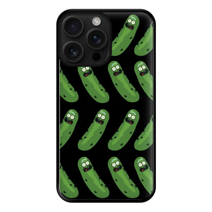 Pickle Rick Pattern - RAM Phone Case for iPhone 16 Pro Max