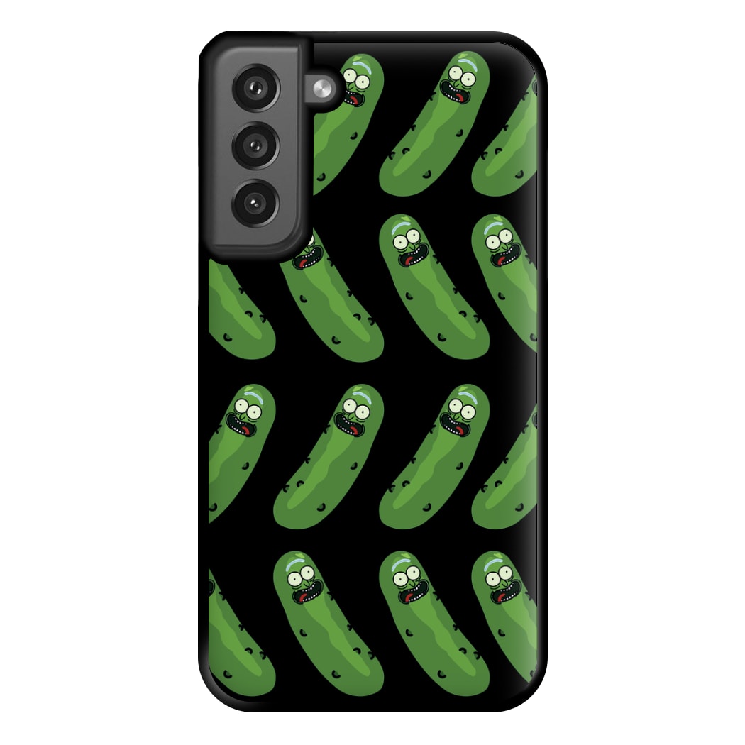 Pickle Rick Pattern - RAM Phone Case for Galaxy S21FE