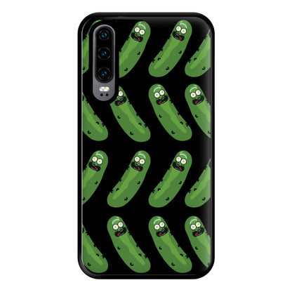 Pickle Rick Pattern - RAM Phone Case for Huawei P30