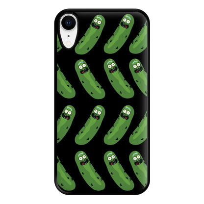 Pickle Rick Pattern - RAM Phone Case for iPhone XR