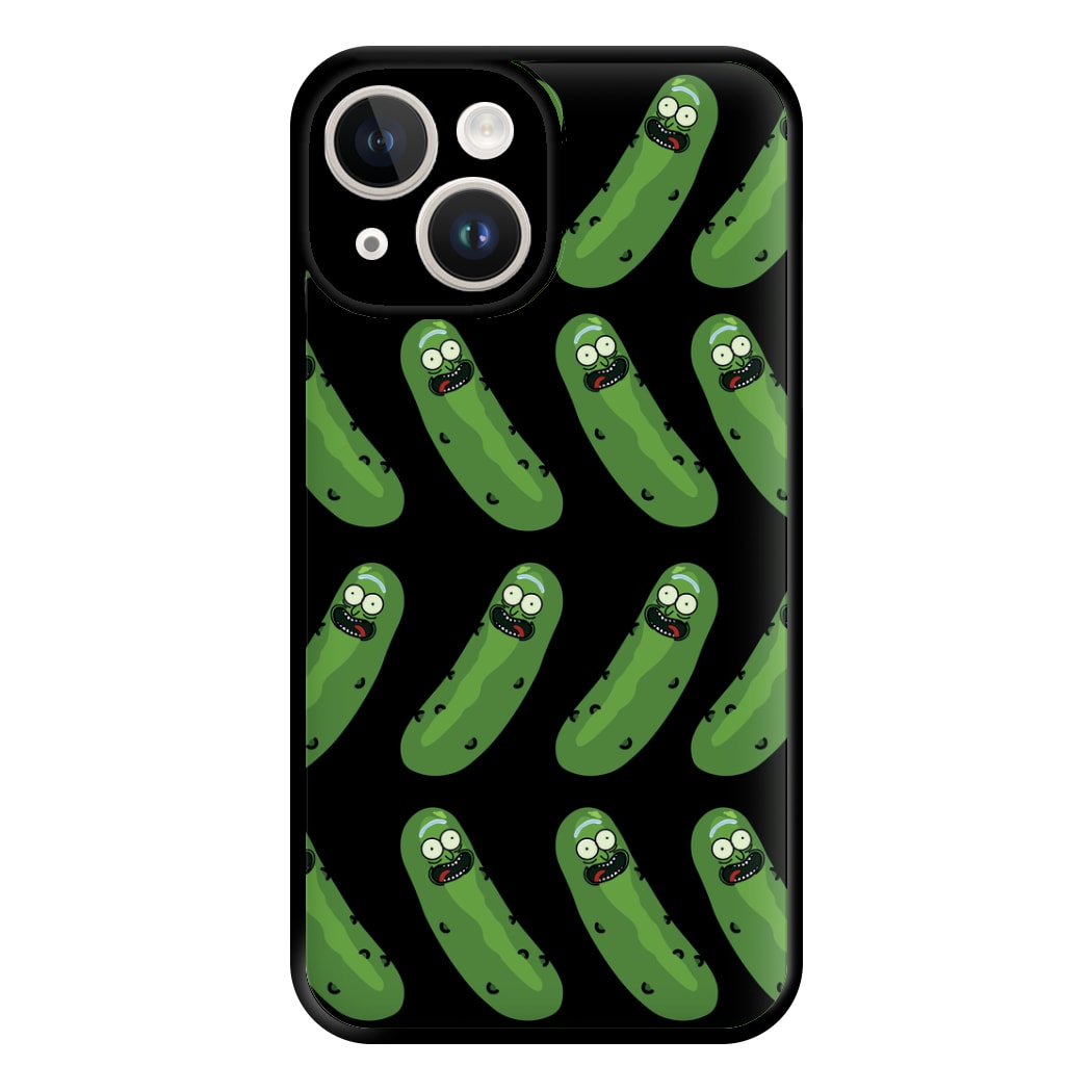 Pickle Rick Pattern - RAM Phone Case for iPhone 14