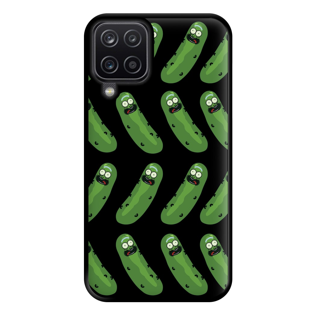 Pickle Rick Pattern - RAM Phone Case for Galaxy A12