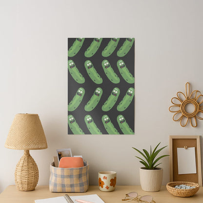 Pickle Rick Pattern - RAM Art Print