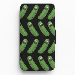Pickle Rick Pattern - RAM Flip / Wallet Phone Case