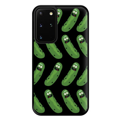 Pickle Rick Pattern - RAM Phone Case for Galaxy S20 Plus