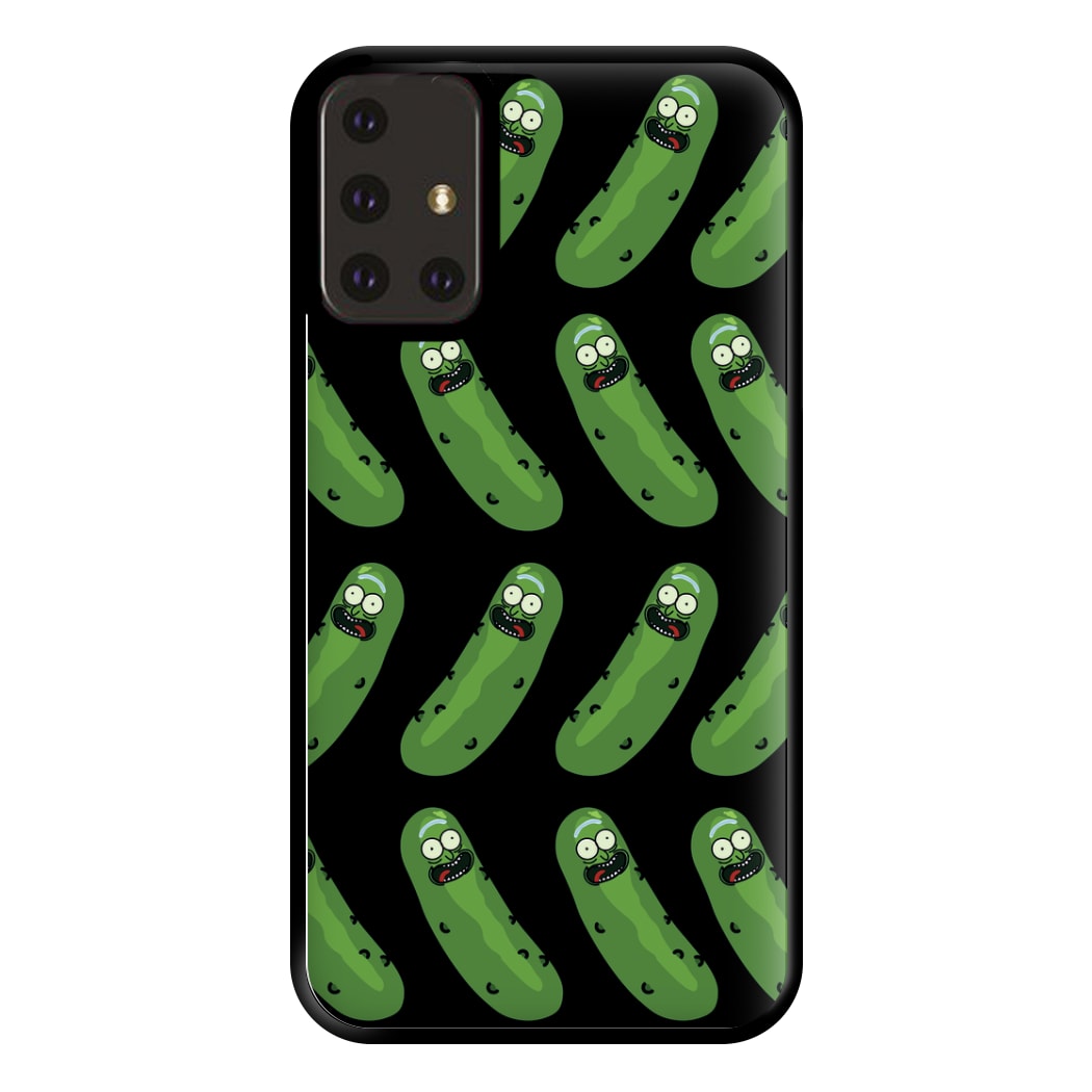 Pickle Rick Pattern - RAM Phone Case for Galaxy A71