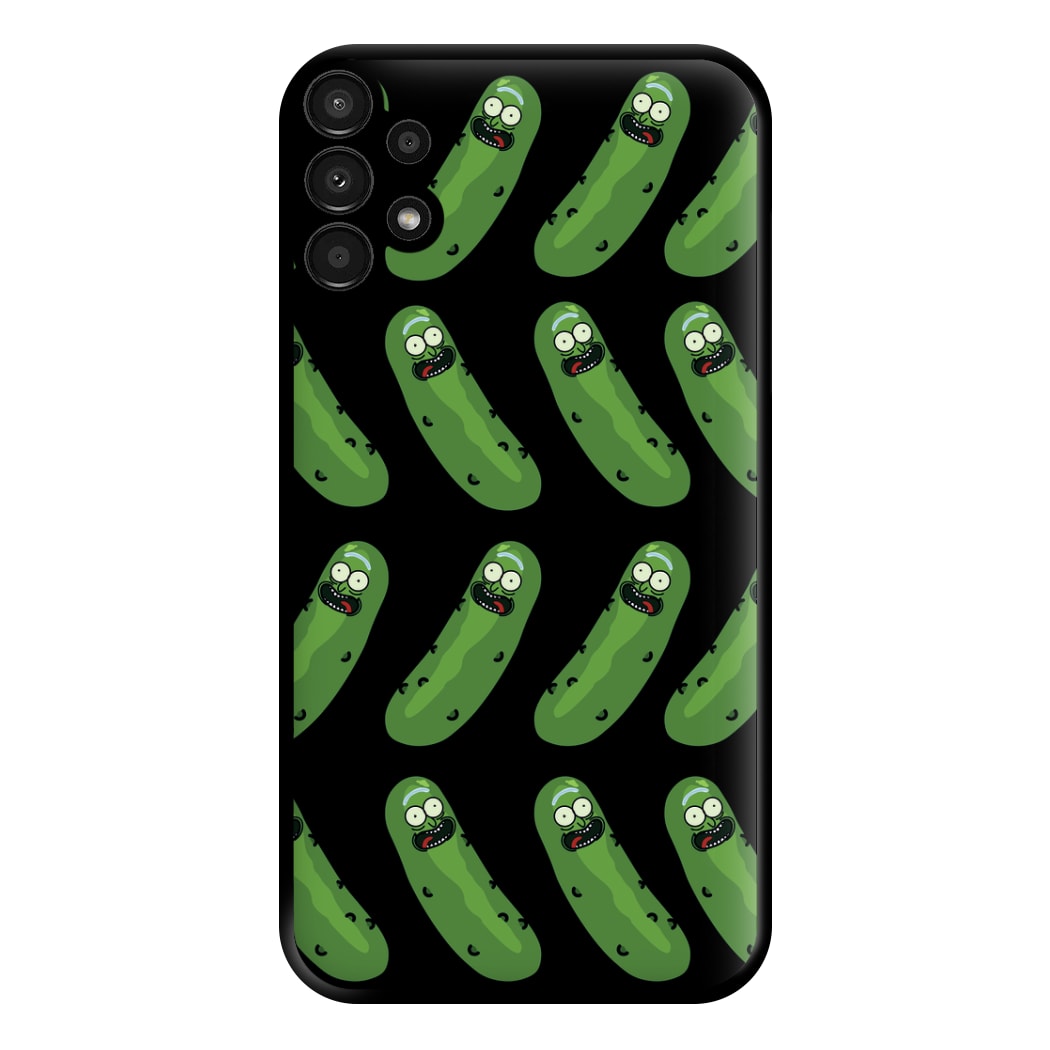 Pickle Rick Pattern - RAM Phone Case for Galaxy A13