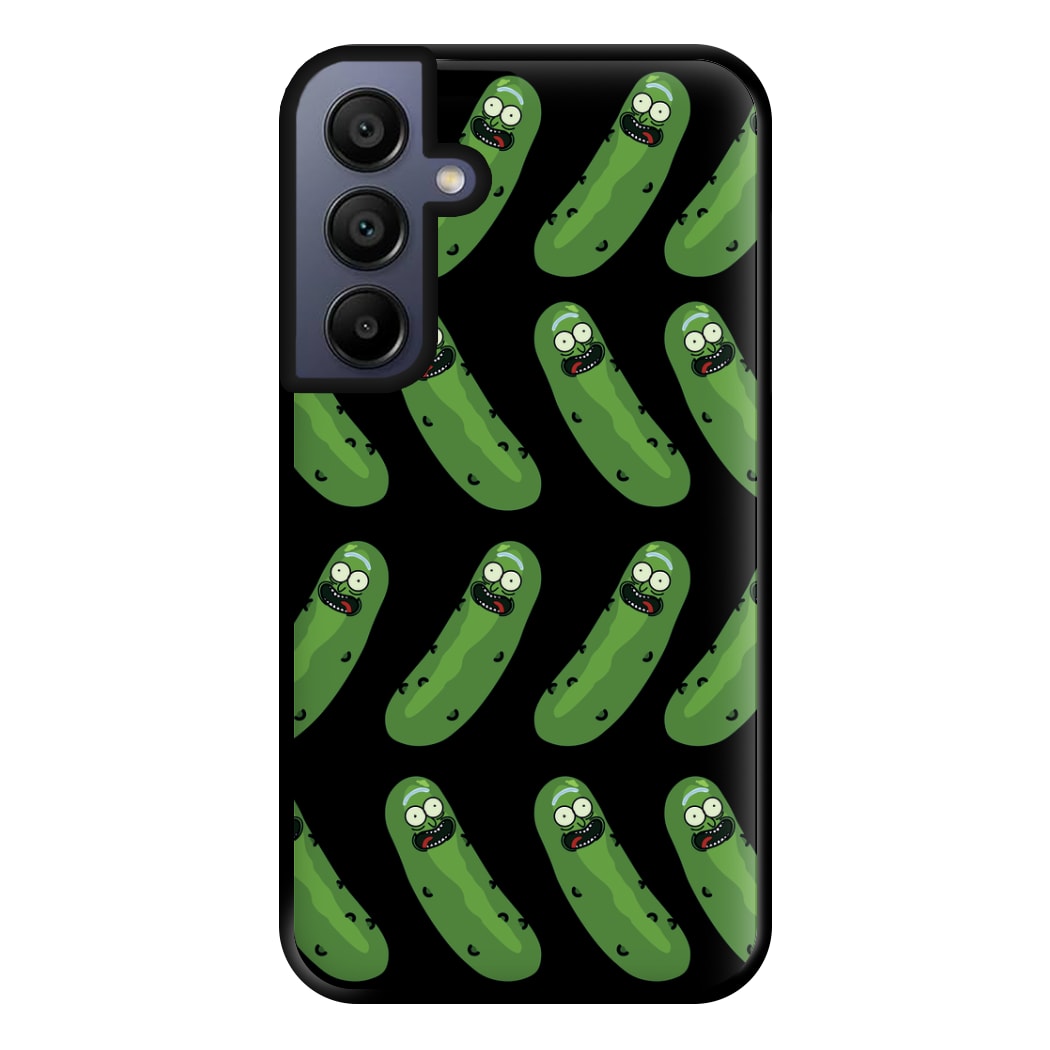 Pickle Rick Pattern - RAM Phone Case for Galaxy A15