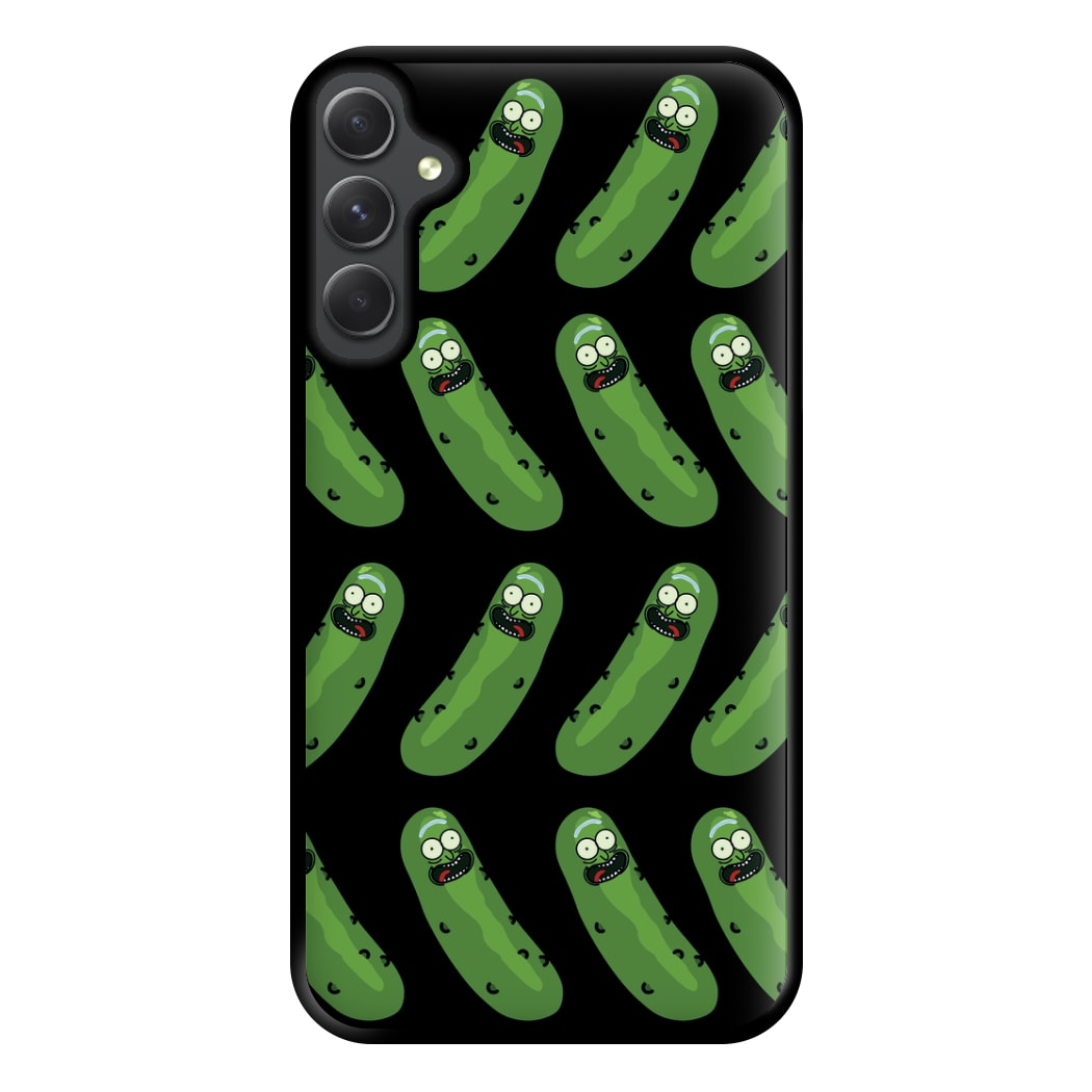 Pickle Rick Pattern - RAM Phone Case for Galaxy A54