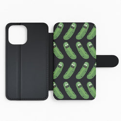 Pickle Rick Pattern - RAM Flip Phone Case