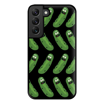 Pickle Rick Pattern - RAM Phone Case for Galaxy S22 Plus