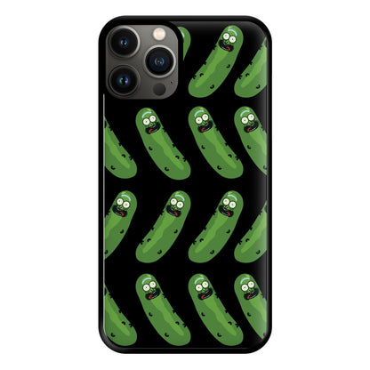 Pickle Rick Pattern - RAM Phone Case for iPhone 13 Pro Max