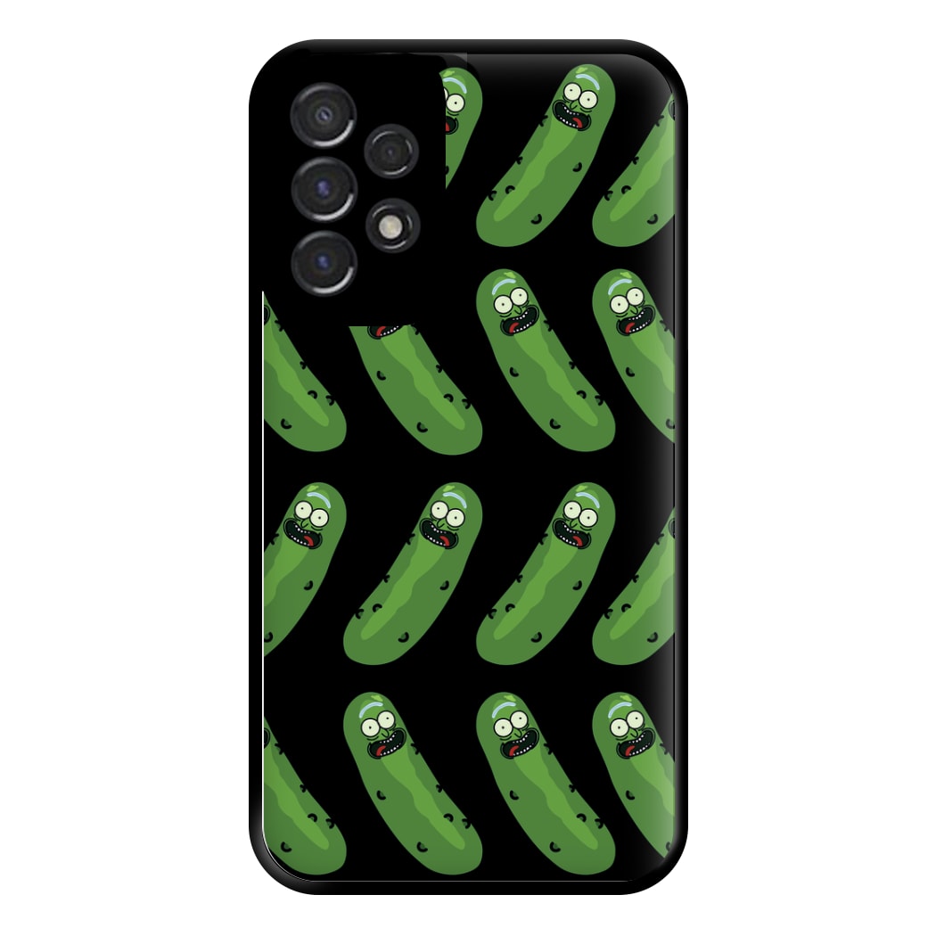 Pickle Rick Pattern - RAM Phone Case for Galaxy A53