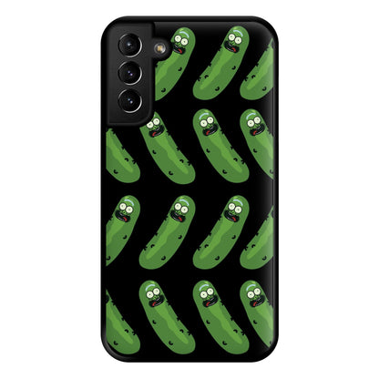 Pickle Rick Pattern - RAM Phone Case for Galaxy S21 Plus