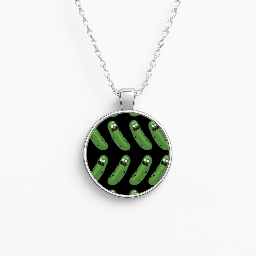 Pickle Rick Pattern - RAM Necklace