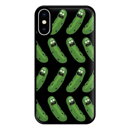 Pickle Rick Pattern - RAM Phone Case for iPhone XS Max