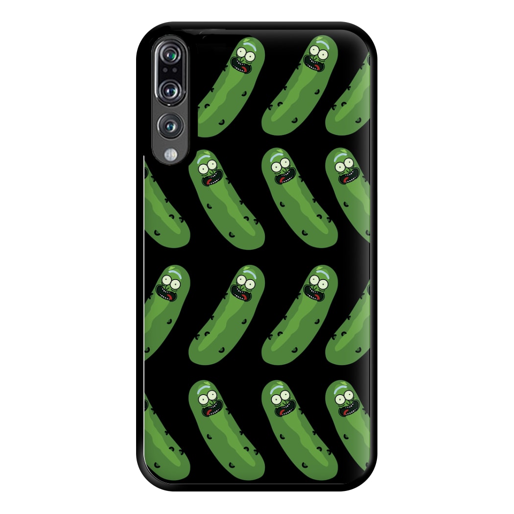 Pickle Rick Pattern - RAM Phone Case for Huawei P20 Pro