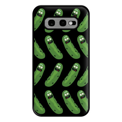 Pickle Rick Pattern - RAM Phone Case for Galaxy S10e