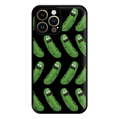 Pickle Rick Pattern - RAM Phone Case for iPhone 14 Pro Max